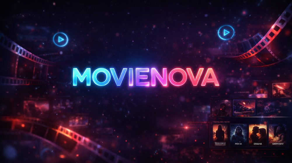 Movienova streaming movies and TV series banner